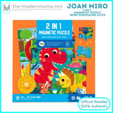 Joan Miro 2 in 1 Magnetic Puzzle (My Unicorn, Dinosaur and Forest)