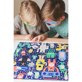 Petit Collage Decoder Puzzle - Monster Jam