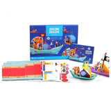 Joan Miro Amazing Origami Paper Boat, Animals United, Paper Pilots