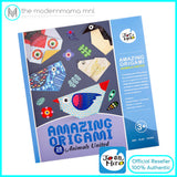 Joan Miro Amazing Origami Paper Boat, Animals United, Paper Pilots