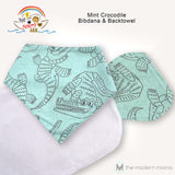 Noah's Ark Bib / Bibdana and Backtowel Set