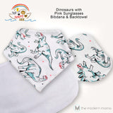 Noah's Ark Bib / Bibdana and Backtowel Set