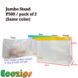 Ecozips Jumbo Stand Reusable Storage Bag 2 piece