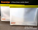 Ecozips Jumbo Stand Reusable Storage Bag 2 piece