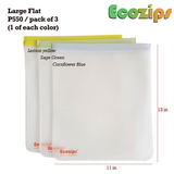 Ecozips Flat Reusable Storage Bag