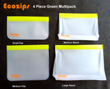 Ecozips Reusable Bags Multipack All Sizes