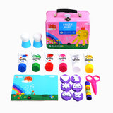 Joan Miro Finger Paint Set for Girls and Boys (Non-toxic, washable and kid-friendly)