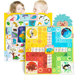 Joan Miro Flying Chess & Monopoly 2 in 1 Set (The Elephant Birthday Party)