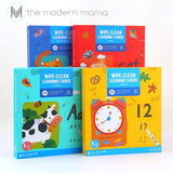 Joan Miro Wipe Clean Cards (Words, Alphabet, Numbers, Addition & Subtraction)