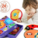 Joan Miro Baby Puzzle for 1 yr+ Match baby animals to their mommy!