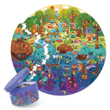 Mideer 150p Round Puzzle - A Day in the Forest