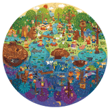 Mideer 150p Round Puzzle - A Day in the Forest