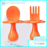 Grabease First Self Feeding Spoon and Fork Set 3mos+
