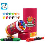 Babyroo Silky Crayons by Joan Miro (Non-Toxic, Washable 6, 12, 16, 24 colors)
