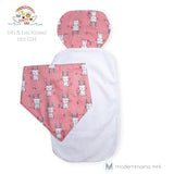 Noah's Ark Bib / Bibdana and Backtowel Set