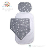 Noah's Ark Bib / Bibdana and Backtowel Set