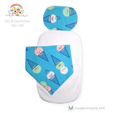 Noah's Ark Bib / Bibdana and Backtowel Set