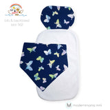 Noah's Ark Bib / Bibdana and Backtowel Set