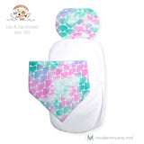 Noah's Ark Bib / Bibdana and Backtowel Set