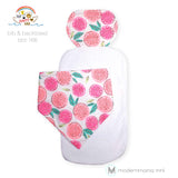 Noah's Ark Bib / Bibdana and Backtowel Set