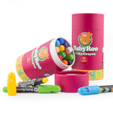 Babyroo Silky Crayons by Joan Miro (Non-Toxic, Washable 6, 12, 16, 24 colors)