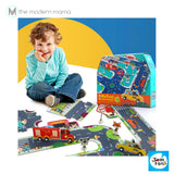 Joan Miro My First Big Floor Puzzle ( Railway System, Road System, The City )