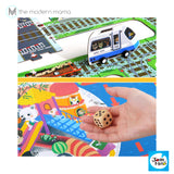 Joan Miro My First Big Floor Puzzle ( Railway System, Road System, The City )