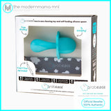 Grabease 2 in 1 Teether + Spoon with clip Babies 3mos up
