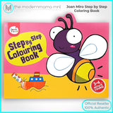 Joan Miro Step by Step Colouring Book