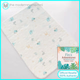 Fin's Adventure Non-Slip, Water-Absorbent Bed Mat for babies, kids and adults