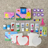 Joan Miro Finger Paint Set for Girls and Boys (Non-toxic, washable and kid-friendly)
