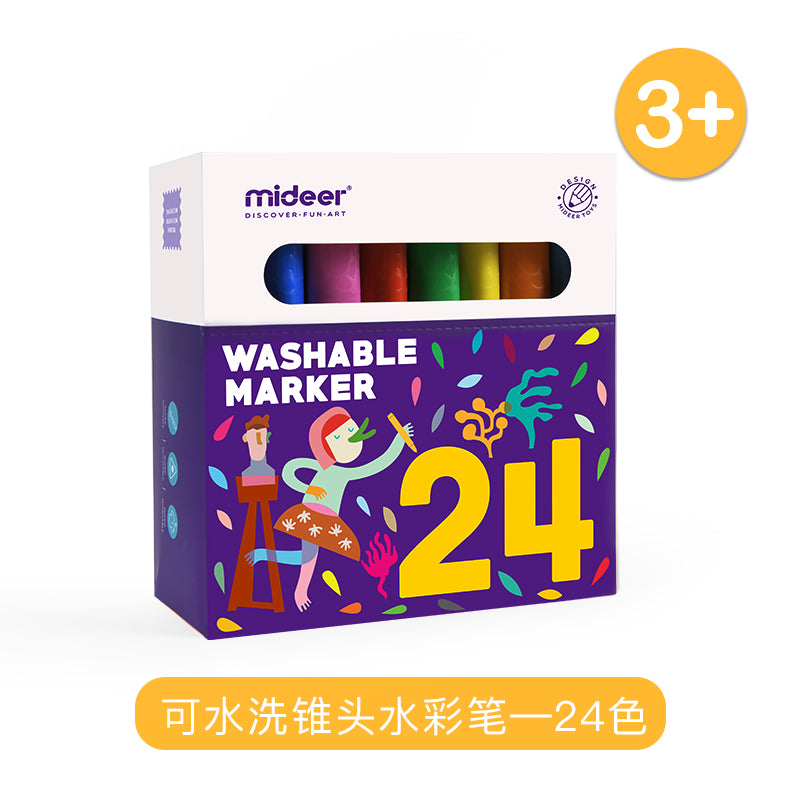 Mideer Washable Markers for Toddlers Review – Mark x Abi