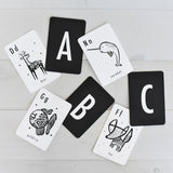 Animal Alphabet Cards High Contrast Cards by Wee Gallery