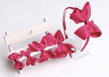 Classic 5 piece Head Band and Bow for Girls