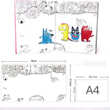 My Big Doodling Book by 1 and 2 by Joan Miro (coloring, doodle book for kids)