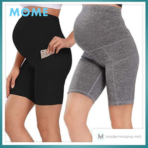 Mome Maternity Cotton Spandex Shorts