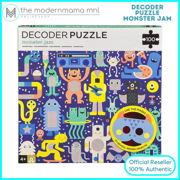 Petit Collage Decoder Puzzle - Monster Jam
