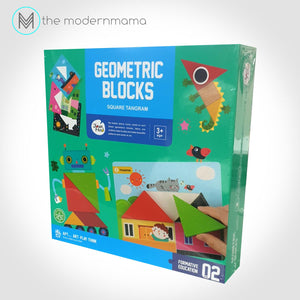 Joan Miro Geometric Blocks Square Tangram