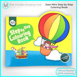 Joan Miro Step by Step Colouring Book
