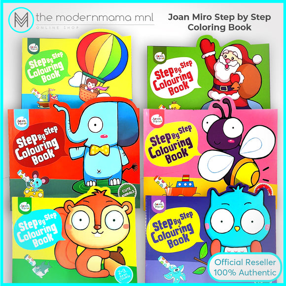 Joan Miro Step by Step Colouring Book