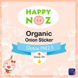 Happy Noz Organic Onion Stickers Detox PM2.5