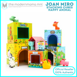 Joan Miro Stacking Cubes-Happy Animal