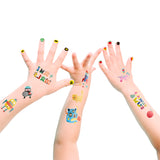 Joan Miro Kids Temporary Tattoos and Nail Stickers 12 Sheets