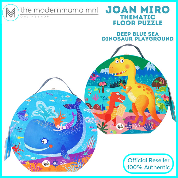 Joan Miro Thematic Floor Puzzle (Deep Blue Sea, Dinosaur Playground)