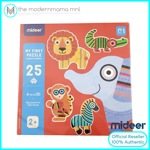 Mideer My First Puzzle Animals 6 Puzzles