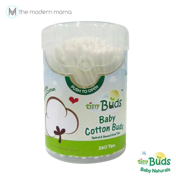 Tiny Buds New! Natural Cotton Buds (360's)