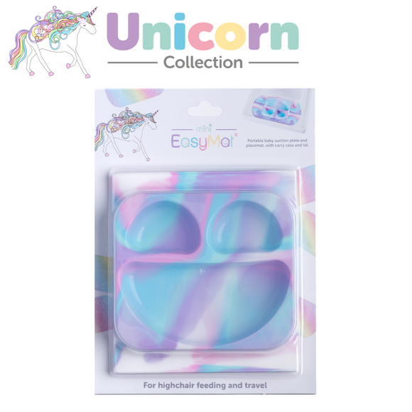 Easytots EasyMat Mini Unicorn Silicone Mat for Babies 4-24months